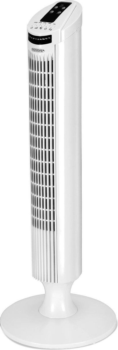 Monzana - Torenventilator - Afstandsbediening - 3 Snelheidsniveaus - Wit