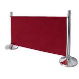 Bolero CF138 Bolero Canvas Barrière Rood met Roestvrij staalbevestigingen