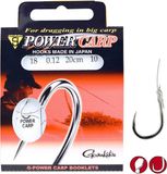 Gamakatsu Power Carp Barbless Rig 20cm (10 pcs) - Hook Size 16 - 0.14mm