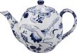 Tokyo Design Studio Flora Japonica Crane Theepot - 1.25 Litre - Bleu/Blanc Porcelaine