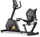 Hop Sport Arkil – Vélo d'appartement semi-allongé – Bluetooth Kinomap & Zwift – 16 niveaux de résistance – Système électromagnétique