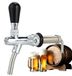 Omgoods - Robinet à bière en acier inoxydable avec filetage G5/8 réglable et long levier
