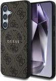 Guess PU Leer 4G Logo geschikt voor Samsung Galaxy S25 - Geschikt voor MagSafe - Bruin
