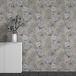 Papier peint panoramique - motif fleurs - 390 cm x 244 cm