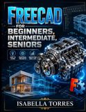 FREECAD FOR BEGINNERS, INTERMEDIATE, SENIORS: A Step-by-Step, Visual Guide to Mastering Parametric 3D Design, Modeling, and Practical Projects with Ease