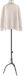 Mannequin générique Vitrine Métal Mannequin Noir Mannequin Féminin Décoratif Buste Dames Couturier Mannequin Hauteur Réglable 140-160cm