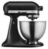 Merkloos Keukenmachine keukenmixer - Keukenmachine met kom - 275 W - 4,3 liter - Mat zwart