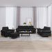 Prolenta Maison Exclusive - Ensemble de canapés 4 pièces avec coussins, velours noir