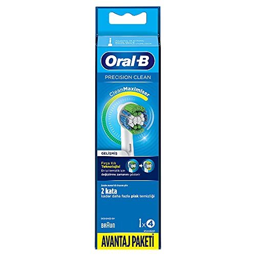 Oral-B Eb20 vervangende borstel, kunststof, blauw en wit, 4 stuks