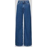 BOSS Regular fit wide leg jeans van puur katoen Model 'THE MARLENE'