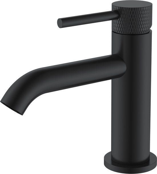 Wiesbaden Ribbd Fonteinkraan 1/2" Mat Zwart