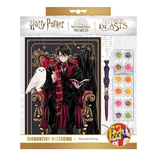 DIAMANTINY Fantastische DierenWizarding Dinasty Harry Potter-kit creëert mozaïek, Crystal Art, Diamond Painting, 1 schilderij A4, meerkleurig, klein, 21006