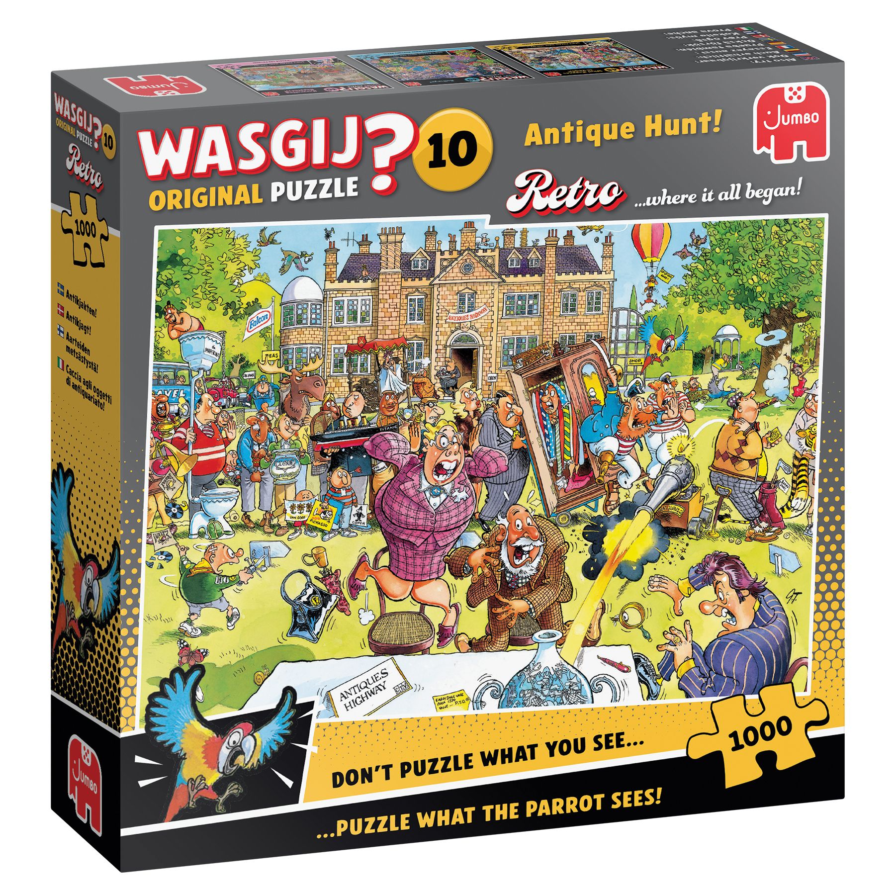 Jumbo Wasgij Retro Original 10 - Antiekjacht! Legpuzzel