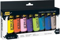 Kreul Solo Goya acrylverf, 8 kleuren, 20 ml per tube