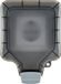 SCHWAIGER Buitenstopcontact, opbouw, outdoor stopcontact, weerbestendige afdekking, IP66, hoekstekker, kliksluiting, uv-bestendig, weerbestendig, tuinstopcontact