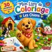 Livre de Coloriage Enfants Chiens Pas Cher – 30 Chiens à Colorier