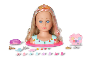 Zapf creation BABY born Sister Styling Head - Princess Edition - Makeup/Styling Doll Head - Multicolor