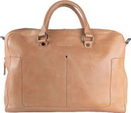 Harold's Leren Business tas Laptoptas met laptopvak Caugio Businessbag Camel Lichtbruin