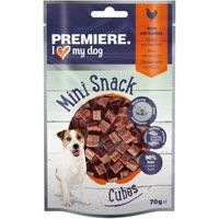 PREMIERE Mini Cubes Kip met wortel & spinazie 10x70 g