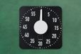 TimeTEX Bord-tijdsperiode klok automatisch magnetisch. 19x19 cm