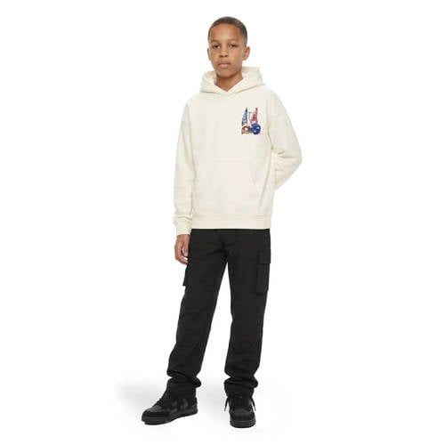 Malelions Sweater met backprint - ecru