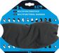 M-wave Foulard multifonctionnel noir 24 x 48 cm