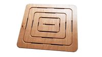 Castelmerlino Accessoires voor de douche, marine multiplex, natuur, 62 x 70 cm