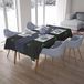 Bonamaison Tafelkleed, Anti-Mold, Sneldrogend, Waterdicht, 100% Polyester Tafellaken, Neon groene rook, 140 x 200 Cm
