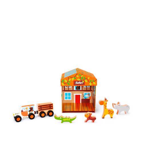 scratch houten speeldoos safari 2 in 1