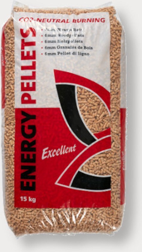 Energy pellets Excellent red EPM -EnPlusA1 -NL306 -naaldhout 15kg