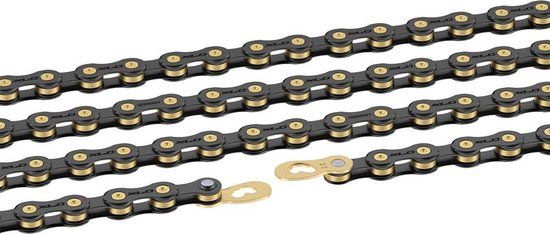 XLC CC-C08 Fietsketting - 10V - 114 schakels - 11/128 - Zwart/Goud
