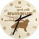 Art-Dog Newfoundland horloge en multiplex