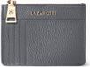 Lazarotti Bologna Leren sleutelhanger Kaarthouder leer 11,5 cm met air tag compartiment - grey