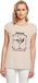 Mister Tee FWord Extended Shoulder Dames Tshirt XXL Creme