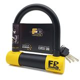 FR SECURITE FR120S Anti-diefstal Motorfiets Lock U Goedgekeurd Classe Mrs Gehard Stalen Vork Ø18, 120x120mm Beveiliging Motorfiets Scooter