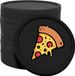 CombiCraft pizza consumptiemunten zwart - Ø29mm enkelzijdig bedrukt - 100 stuks