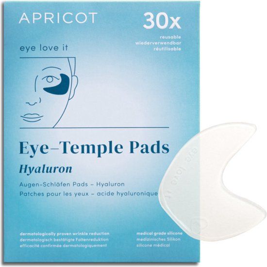 APRICOT Eyepads met Hyaluronzuur – Herbruikbare Siliconen Pads - Eye Love It