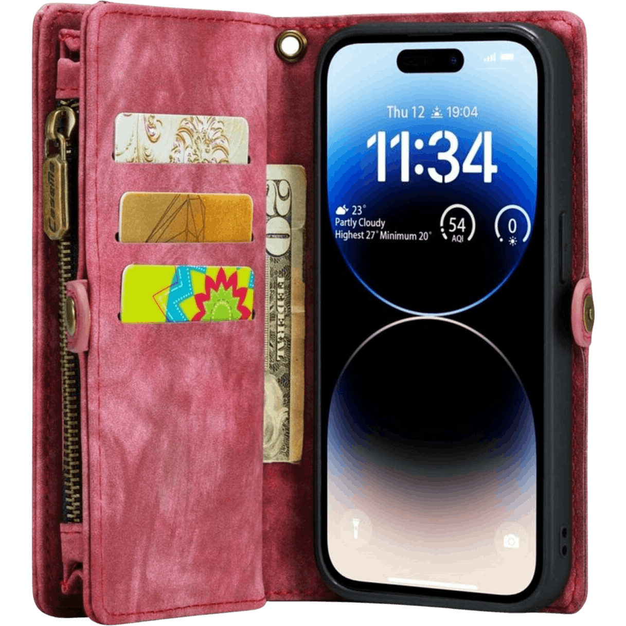 iPhone 15 Pro Vintage Wallet Case
