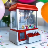 MikaMax Candy Grabber Snoepmachine - Snoepautomaat - Grijpmachine - Speelt Kermis Muziek Af - Inclusief Muntjes - 35,5 x 25,5 x 19,5 cm