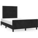 Maison Exclusive - Cadre de lit sans matelas, noir, 120x200 cm, velours