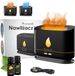 Aromaholik IGNIS - Aroma Diffuser & Luchtbevochtiger - Vlammen Effect LED - 200ml - Zwart/Oranje