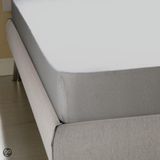Homee HomÃ©Ã© - Hoeslaken Jersey Stretch Katoenen - Grijs - 140/150x200/220 +30cm
