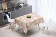 Bonamaison Tafelkleed, Anti-Mold, Sneldrogend, Waterdicht, 100% Polyester Tafellaken, Willekeurig patroon, 140 x 140 Cm