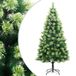 vidaXL Kunstkerstboom met scharnieren en standaard 150 cm