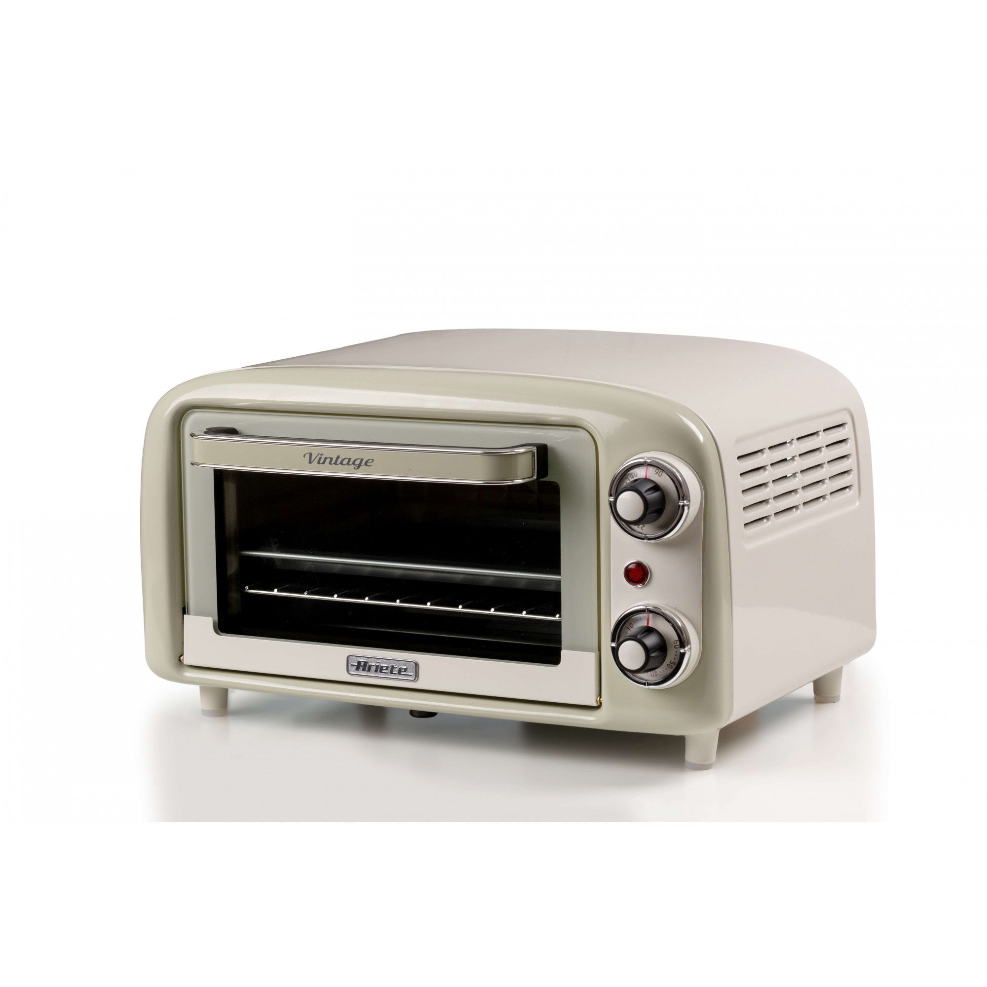 Ariete 3919/03 - Vintage Mini Oven - 10L, 800W, Beige with Grill Function