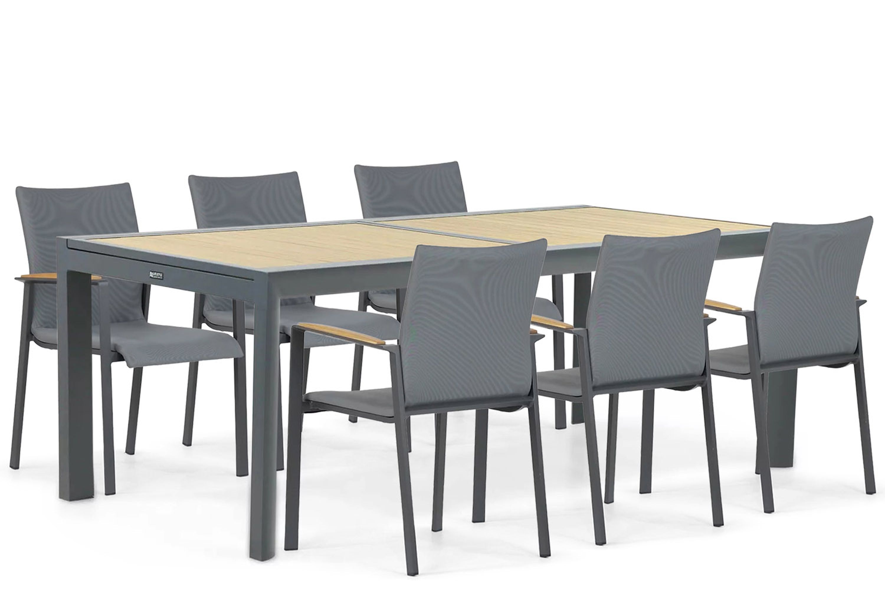 Lifestyle Garden Furniture Lifestyle Lifestyle Brandon/Rosarno 214/273 cm dining tuinset 7-delig