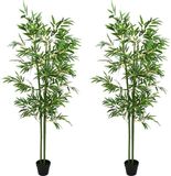 vidaXL Kunstmatige Bamboe Boom Groen 190 cm