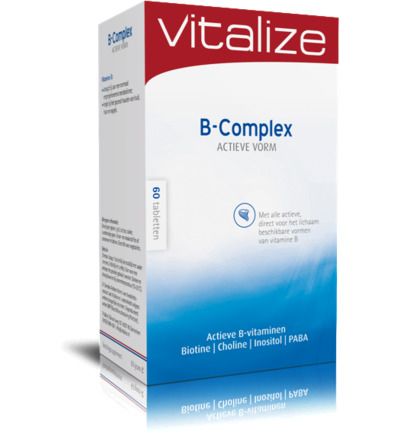 Vitalize B complex actieve vorm 60 TB