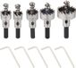 Bol 5 pcs HSS scie cloche set - 16-30MM - Acier inoxydable - Kits d'outils