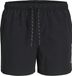 Jack & Jones Maui Solid Zwemshort Heren Zwart - Maat 46